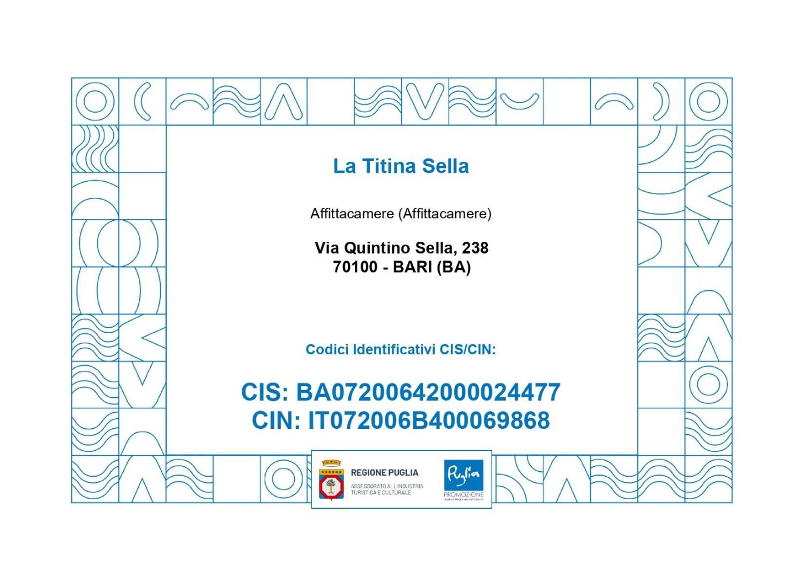 Hotel La Titina Sella à Bari Extérieur photo